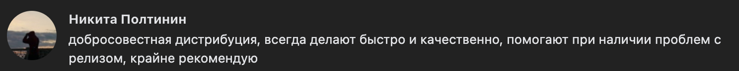 Отзыв Никиты Полтинина